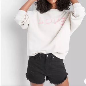 Wild Fable raw hem high rise shorts